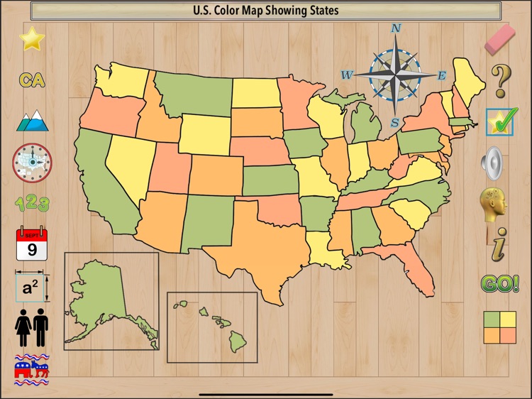 States & Capitals Study Unit