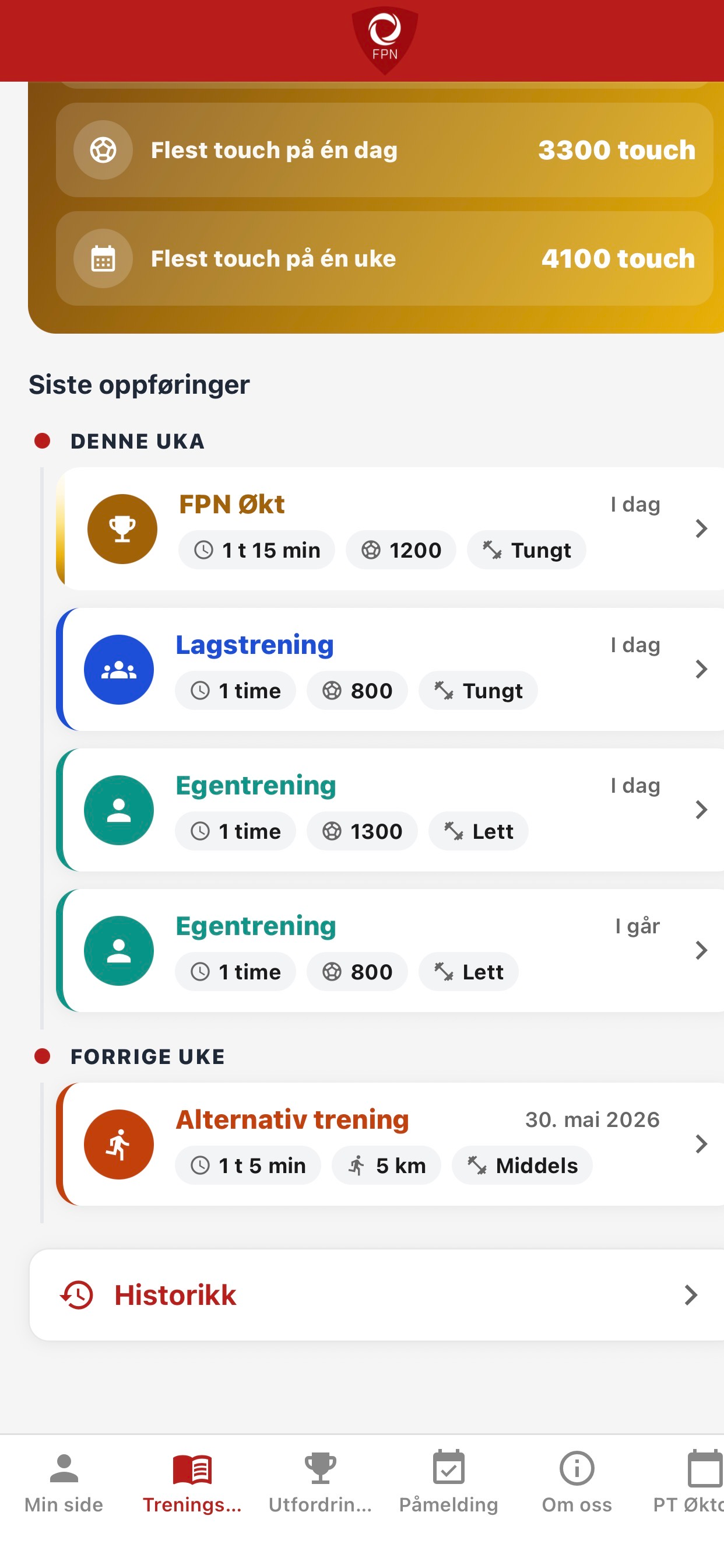 Fotball Progresjon screenshot 6