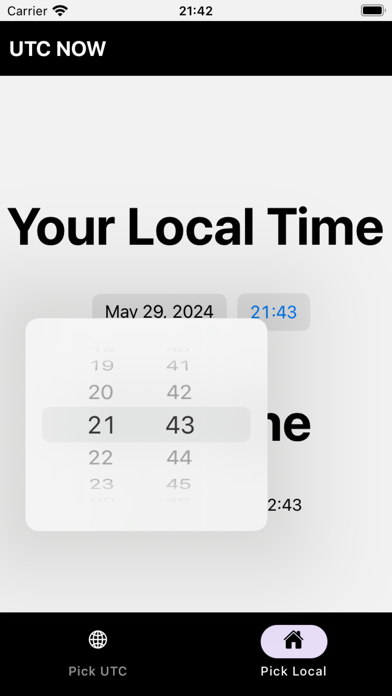 UTC NOW Screenshot