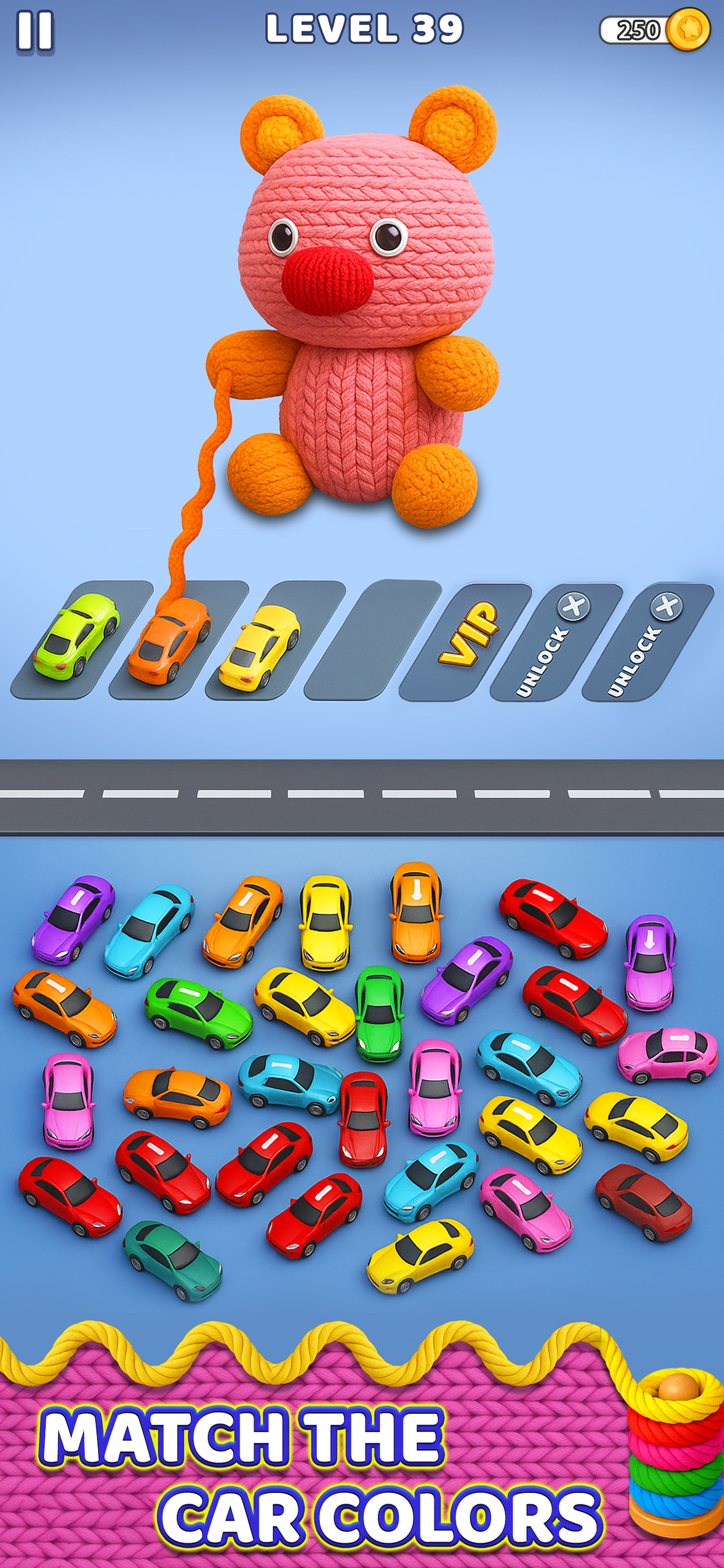 Unravel Yarn - Car Escape 3D