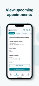 Howard Center Client Portal screenshot