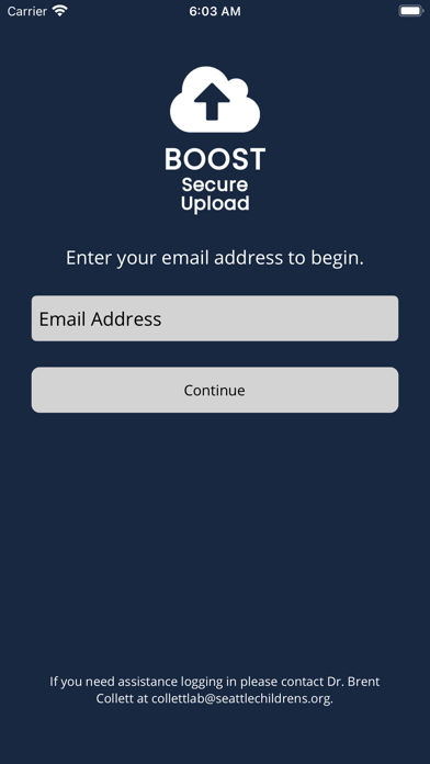 BOOST Secure Upload Screenshot