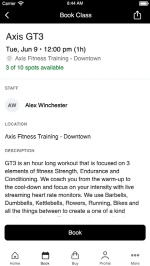 Axis Fitness + Training screenshot 3