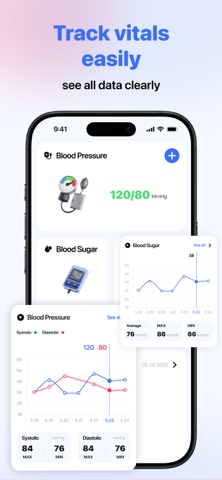 CardiaLink-Heart rate&Health screenshot