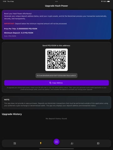 QM POOL – Quadra Mining Pool iPad screenshot