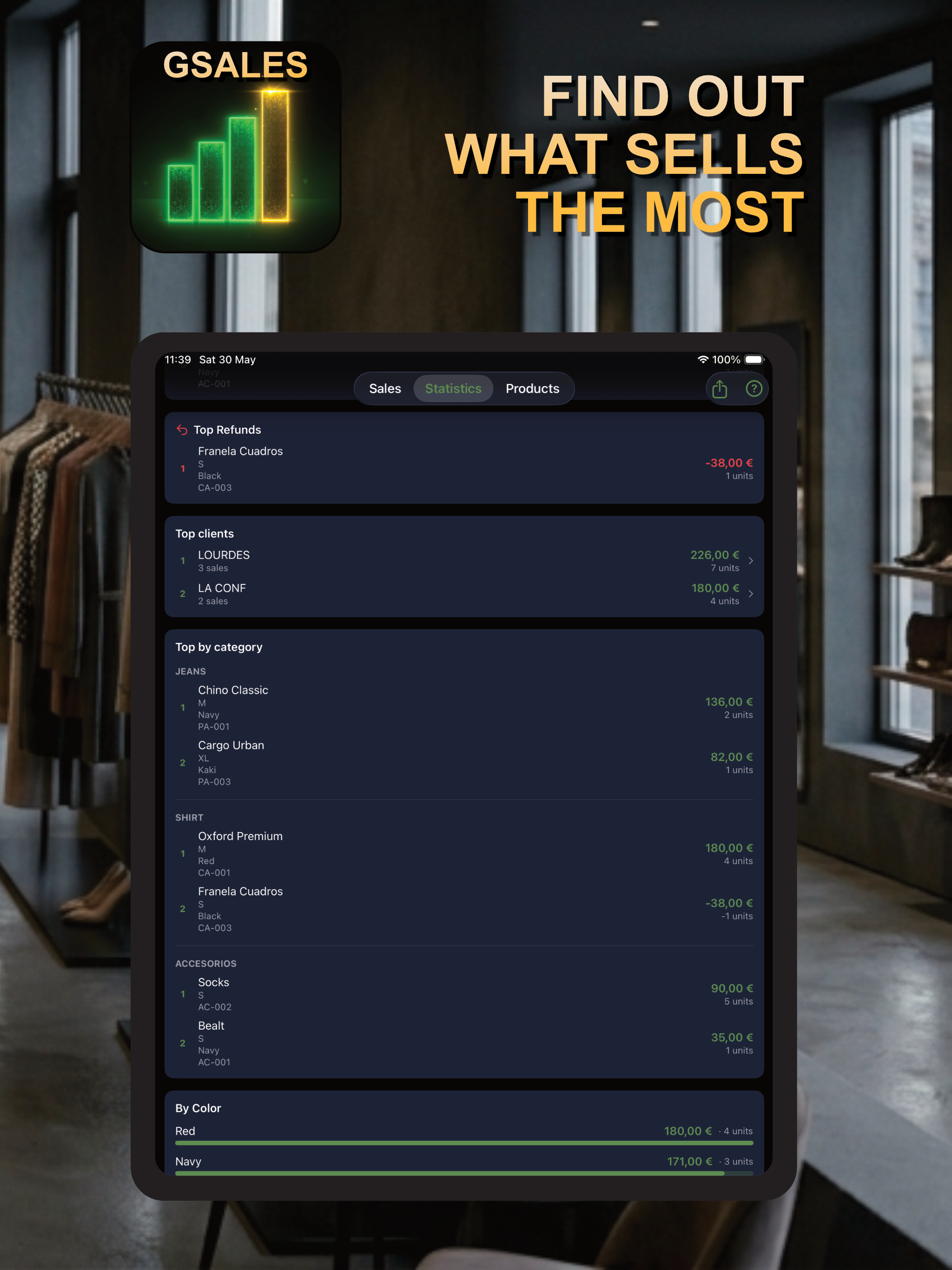 GSales: Sales Tracker