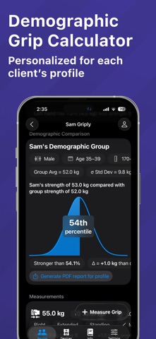 GripMeter Physio - Grip Tester screenshot