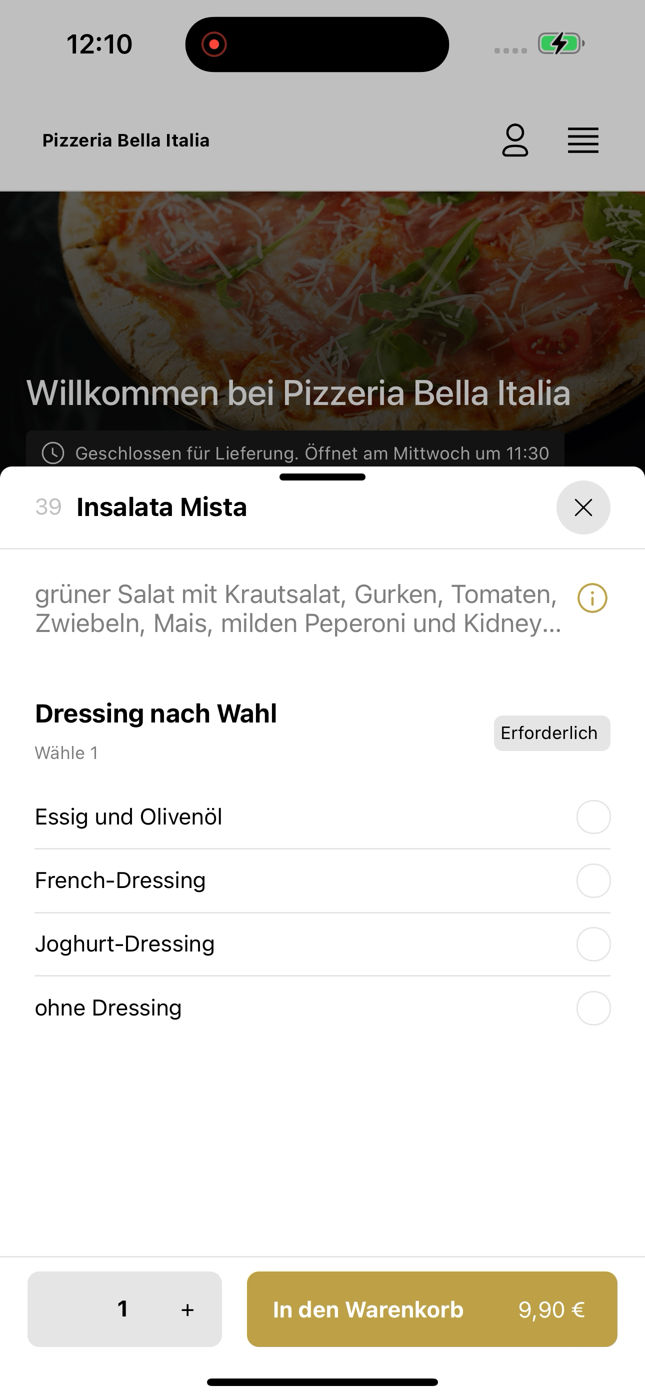 Bella Italia Haltern screenshot 8