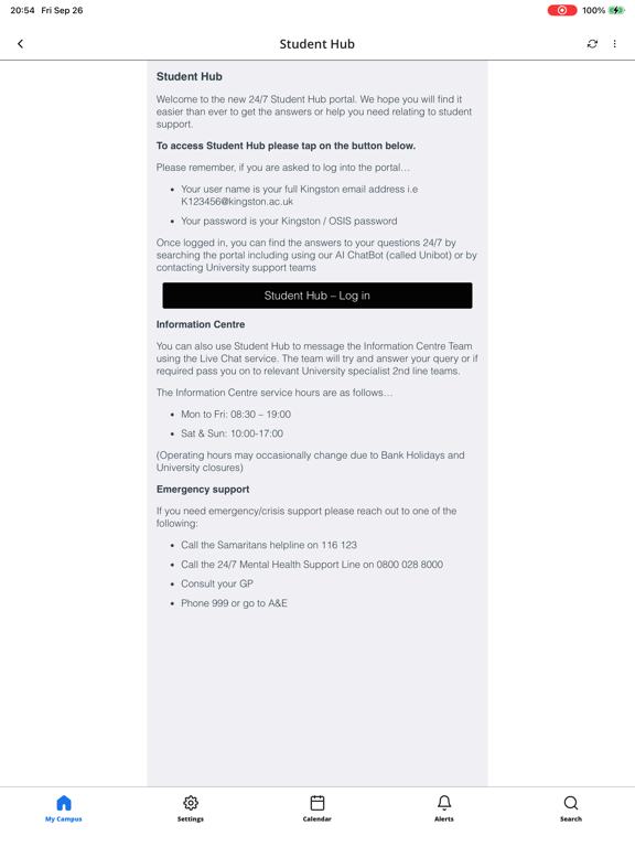 Screenshot #6 pour Kingston University