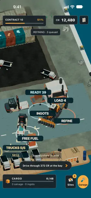 Harbor Dozer screenshot 2
