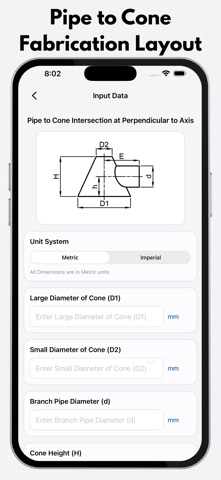 Fabrication Layout iPhone screenshot