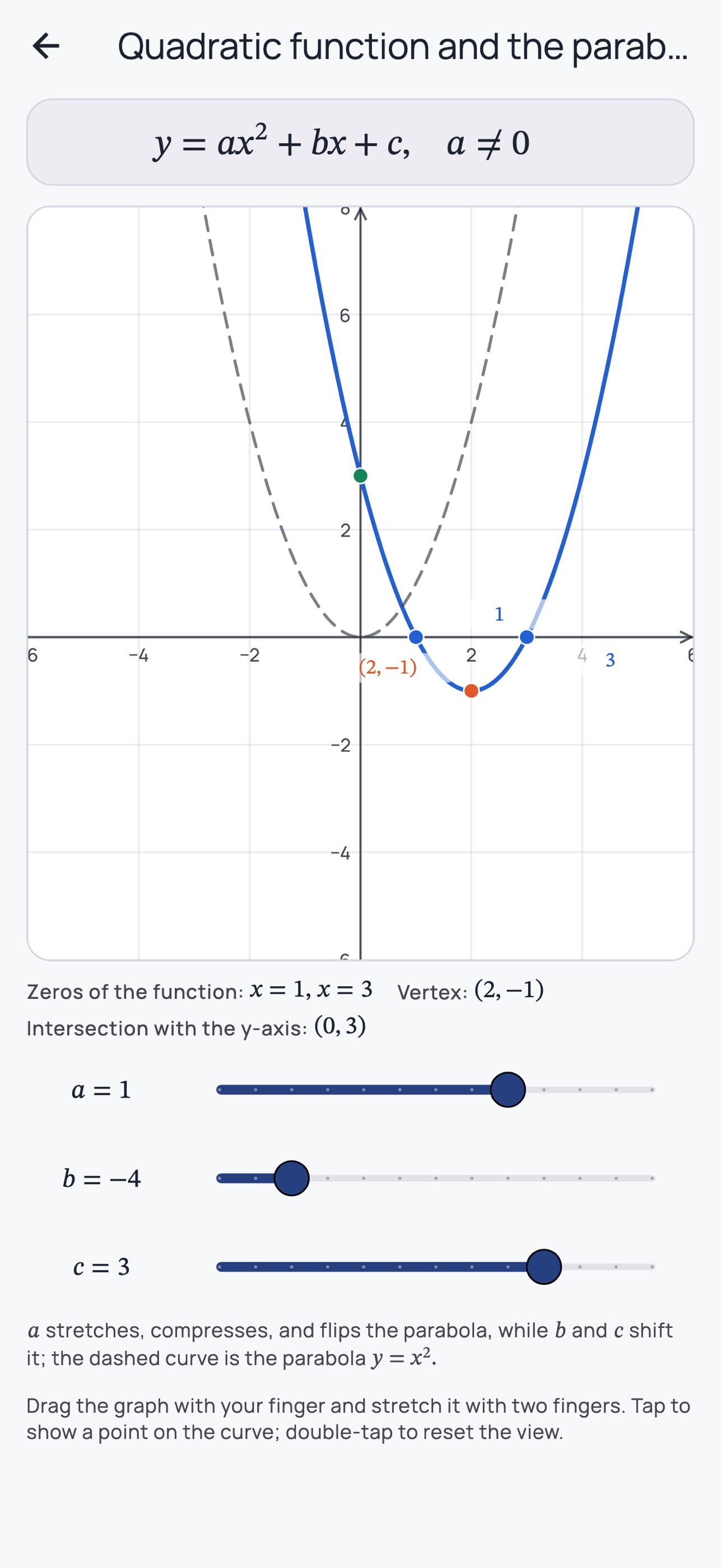 Screenshot 3 of Algebra Handbook