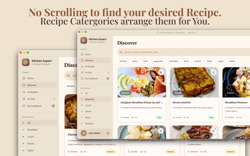 Kitchen Expert - AI Recipes iPhone screenshot