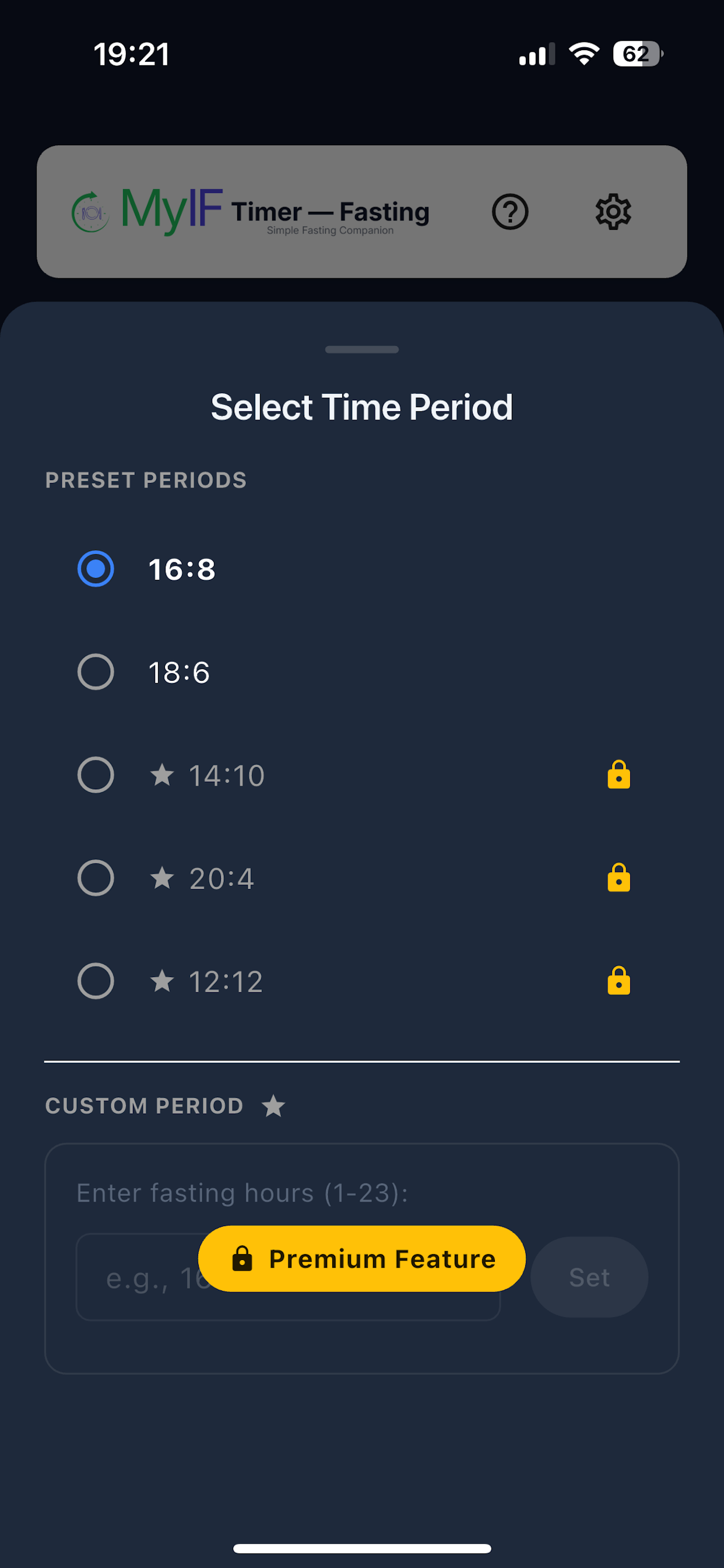 MyIF Timer - Fasting screenshot 3
