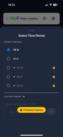 MyIF Timer - Fasting screenshot