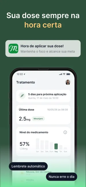 Monju: Emagrecer com GLP-1 iPhone screenshot 3
