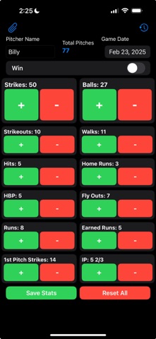 Pitcher Counter+ screenshot