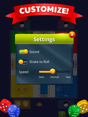 Parchisi iPad screenshot