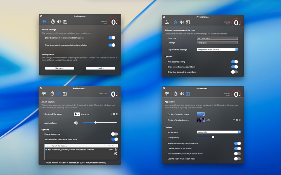 #5. AS TimerPRO (macOS) 게시자: Alinof Software Sàrl