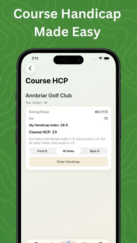 Golf Handicap Tracker & Scores screenshot 5 of 10