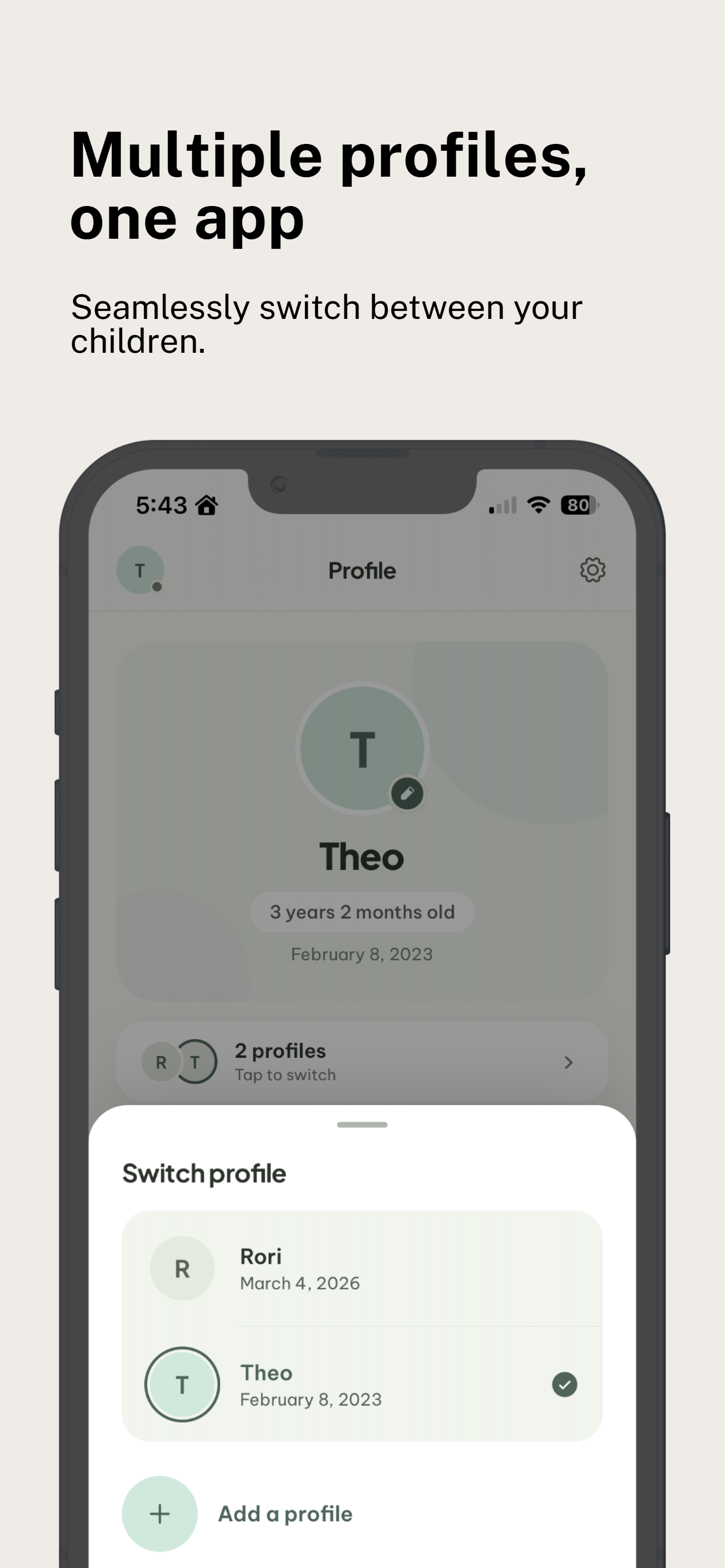Rori · Baby & Newborn Tracker screenshot 9