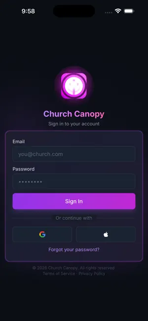 Church Canopy screenshot 1