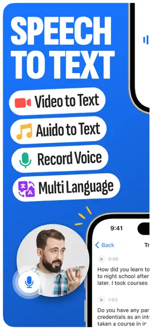 Speech to Text & Transcriber screenshot 1
