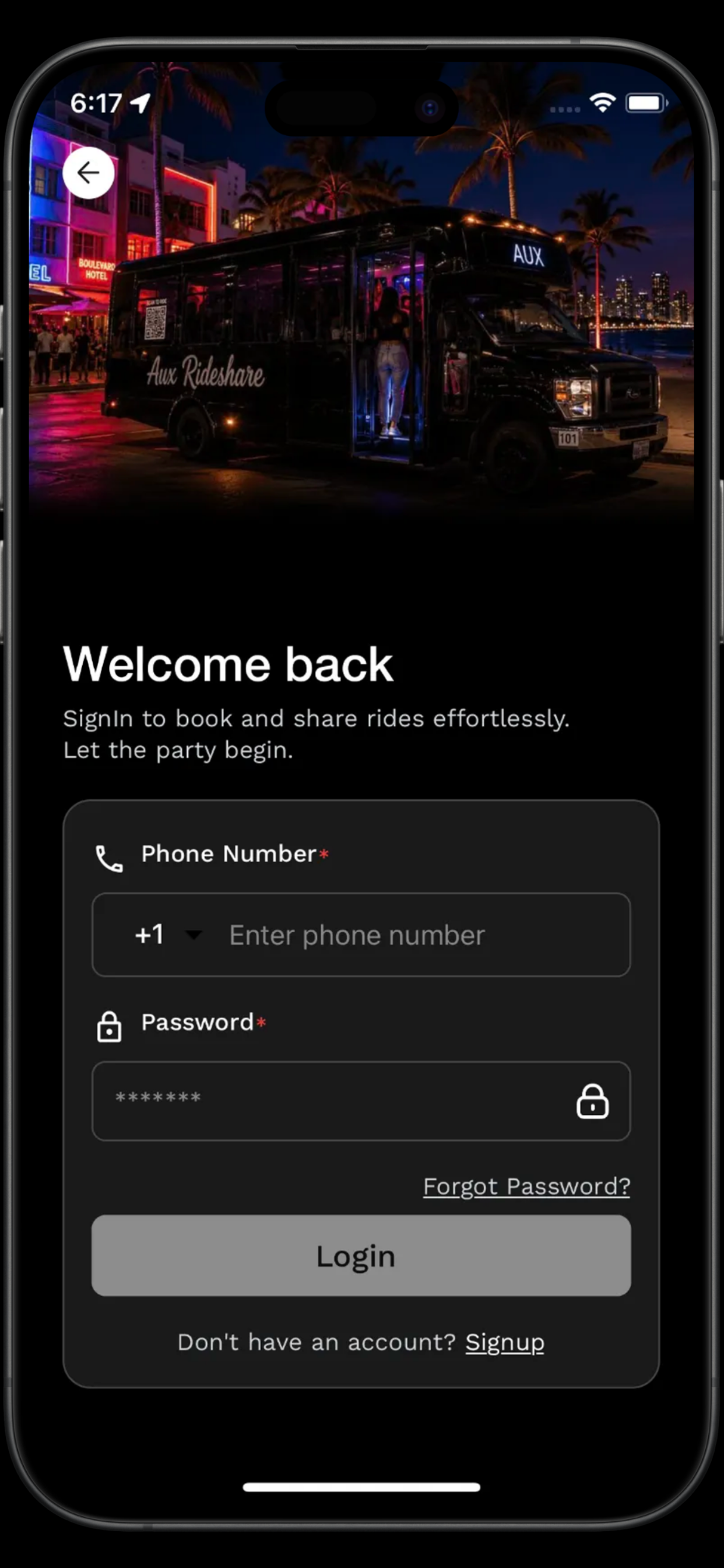 Aux Rideshare screenshot 3