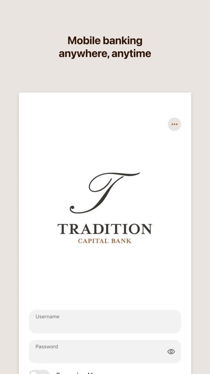 Tradition Capital Bank