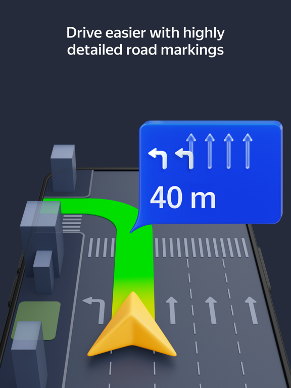 Screenshot #6 pour Yandex Navi – navigation, maps