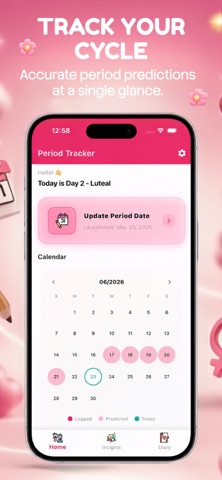 Flo Period Tracker Smart Screenshot 1 of 5