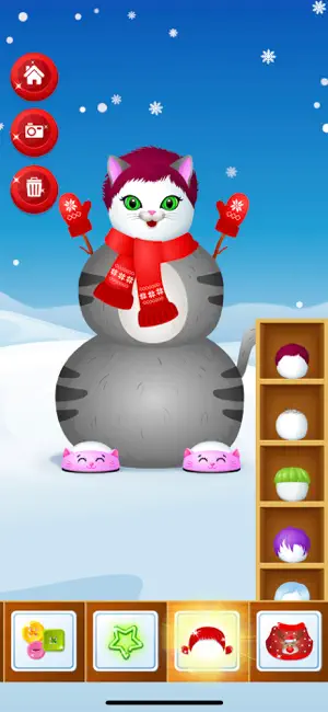 Dress Up Snowman Game screenshot 4