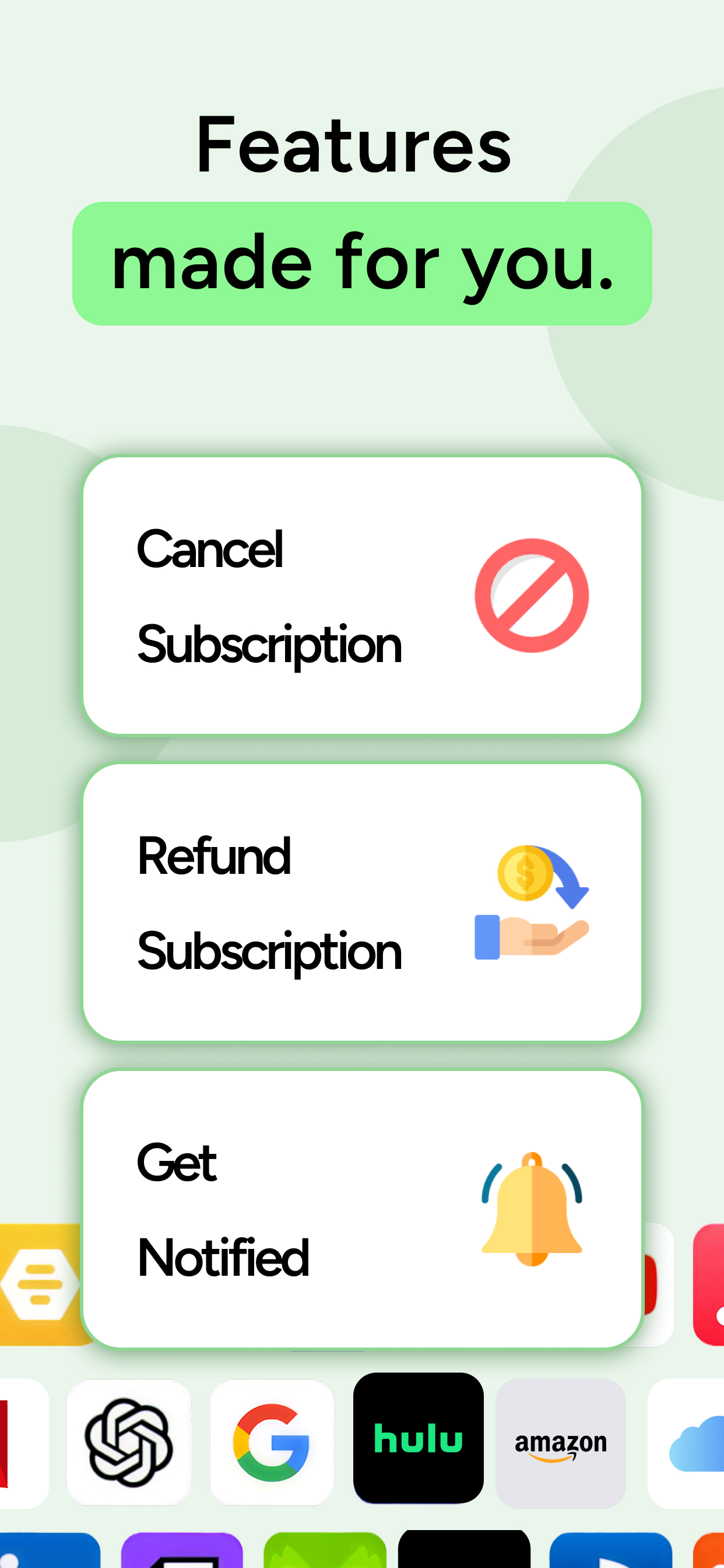 Subtract: Cancel Subscriptions screenshot 3