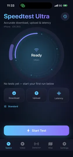 Скриншот Speedtest Ultra – Интернета на iPhone 1