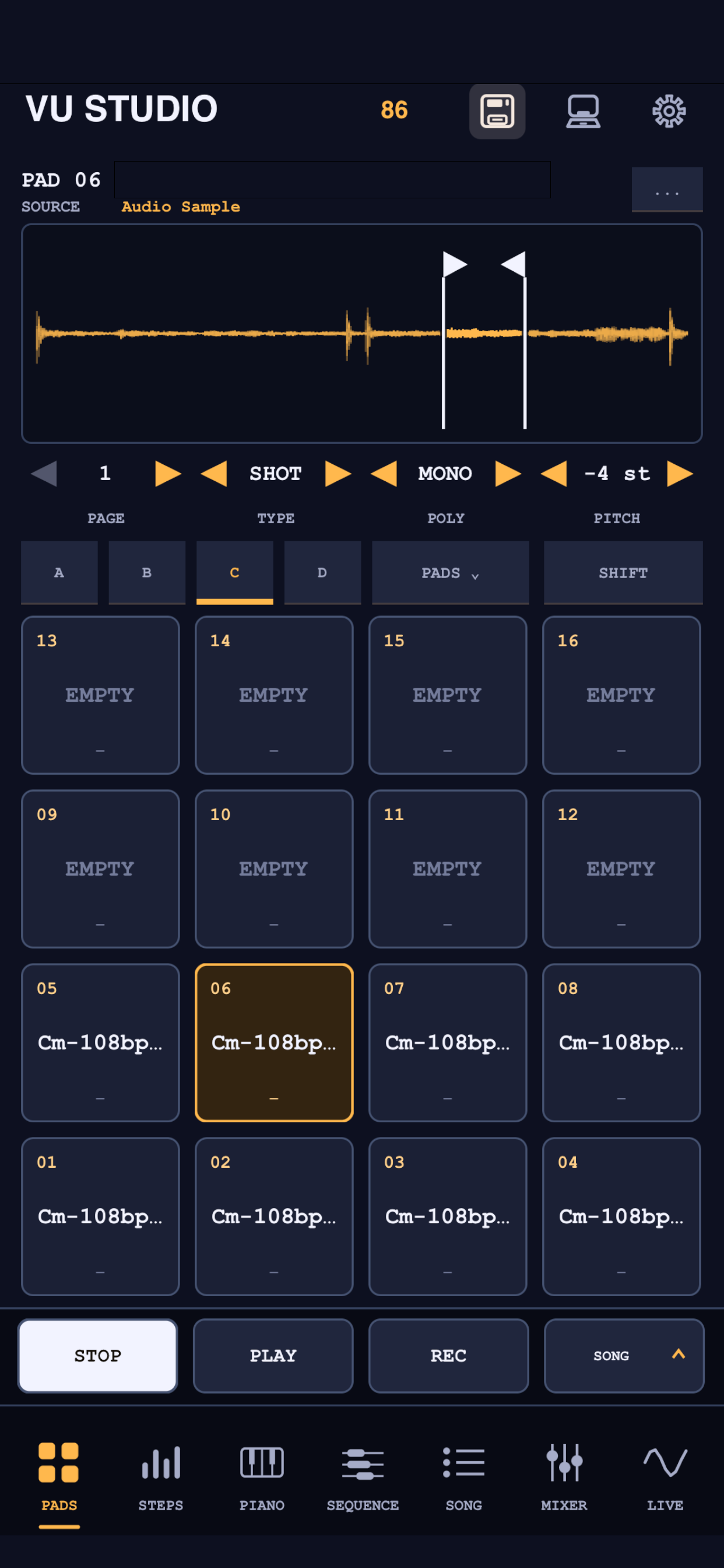VU Studio screenshot 2