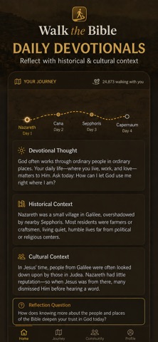 Walk the Bible iPhone screenshot