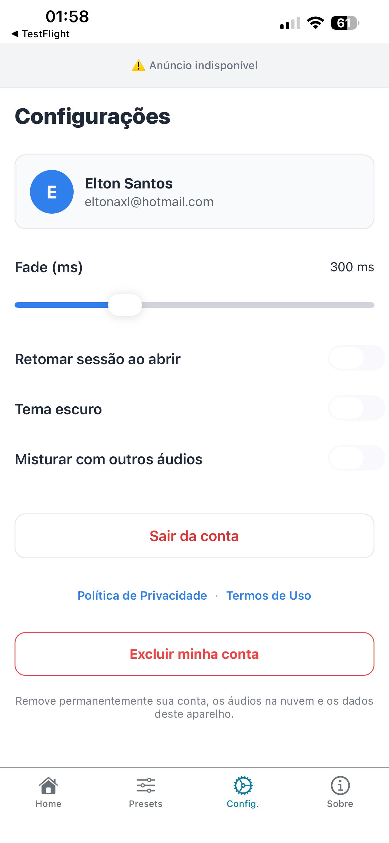 Screenshot 5 of FocuSound: Ouça e Foque