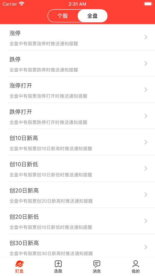 #3. 盯盘系统-股票炒股AI智能选股盯盘 (iOS) By: EO Studio