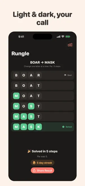 Rungle — Daily Word Ladder screenshot 4