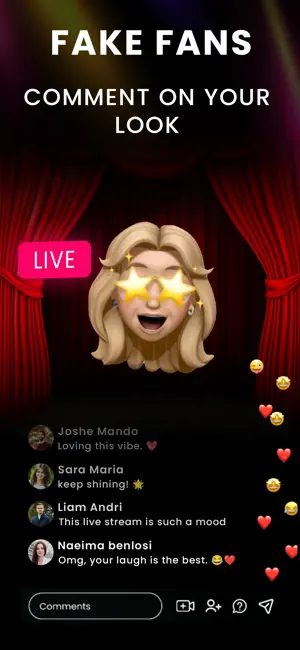 HoloFame: Fake Live Stream screenshot 1