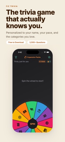 Fiz Trivia iPhone screenshot