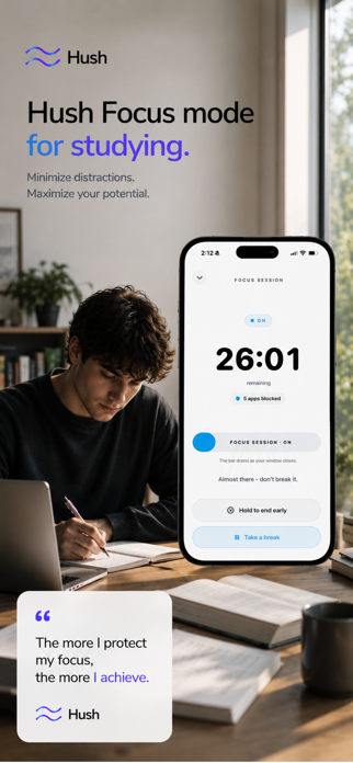 Hush: Screen Time Control Screenshot 2 of 8
