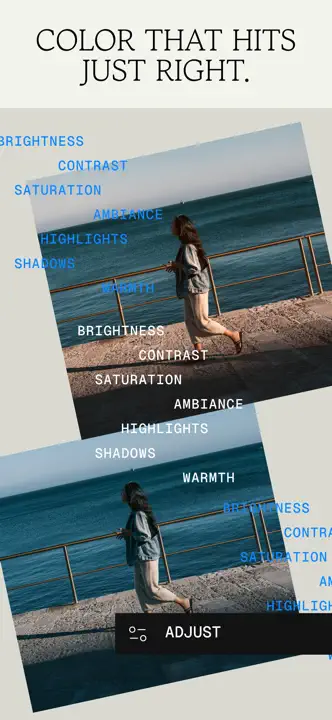 Snapseed : capture d’écran 10 sur 10