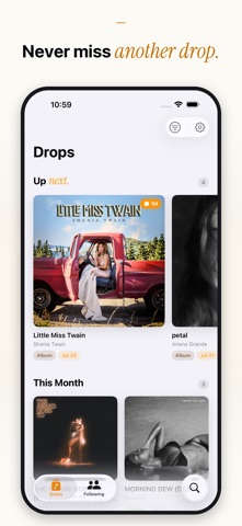 MusicDrops screenshot