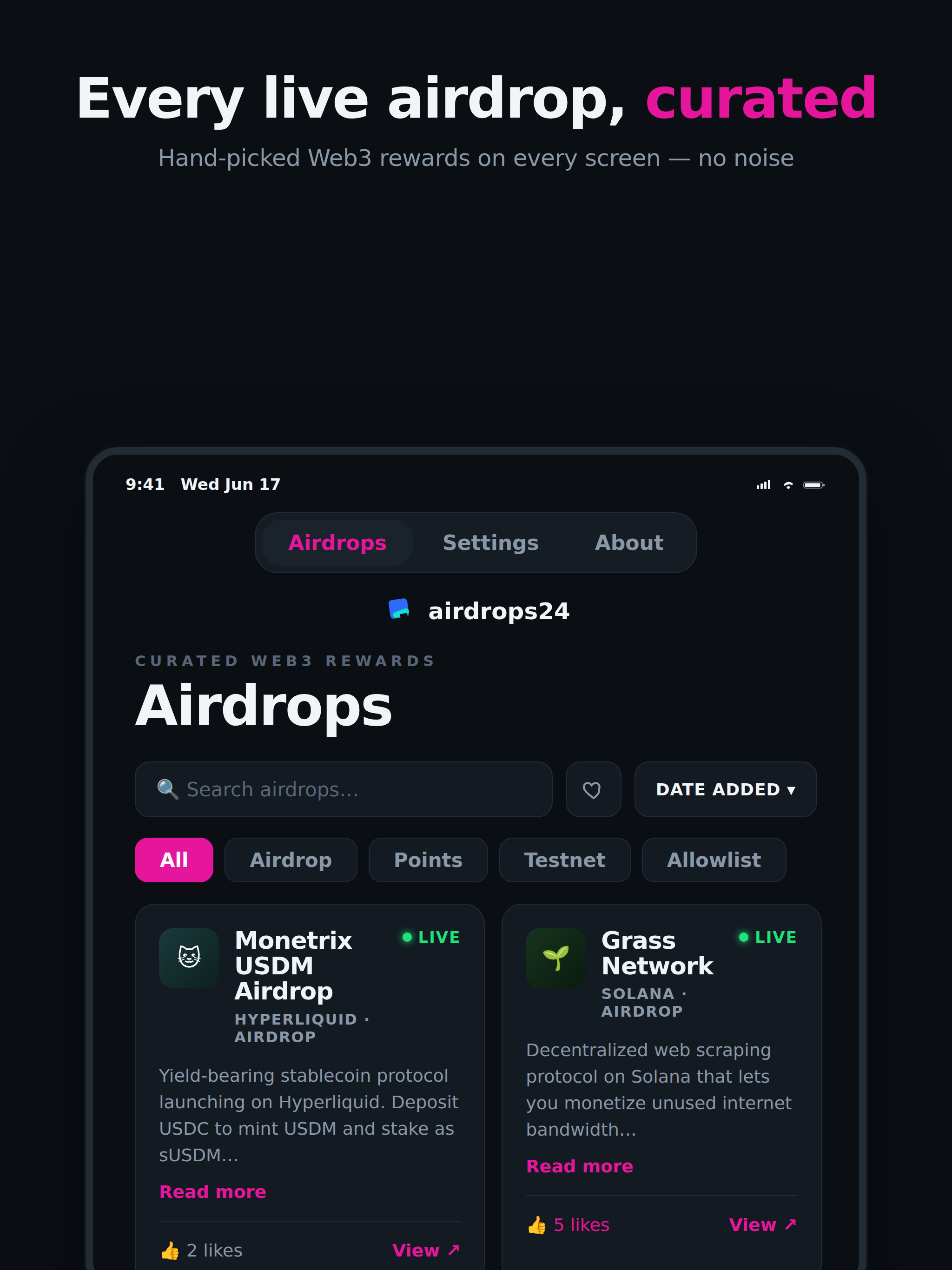 Airdrops24 screenshot 5