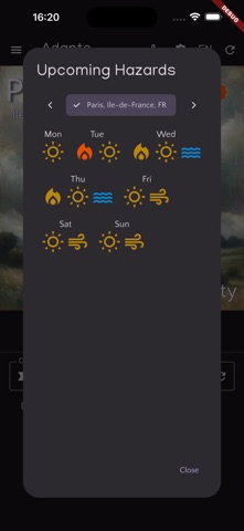 Adapte screenshot