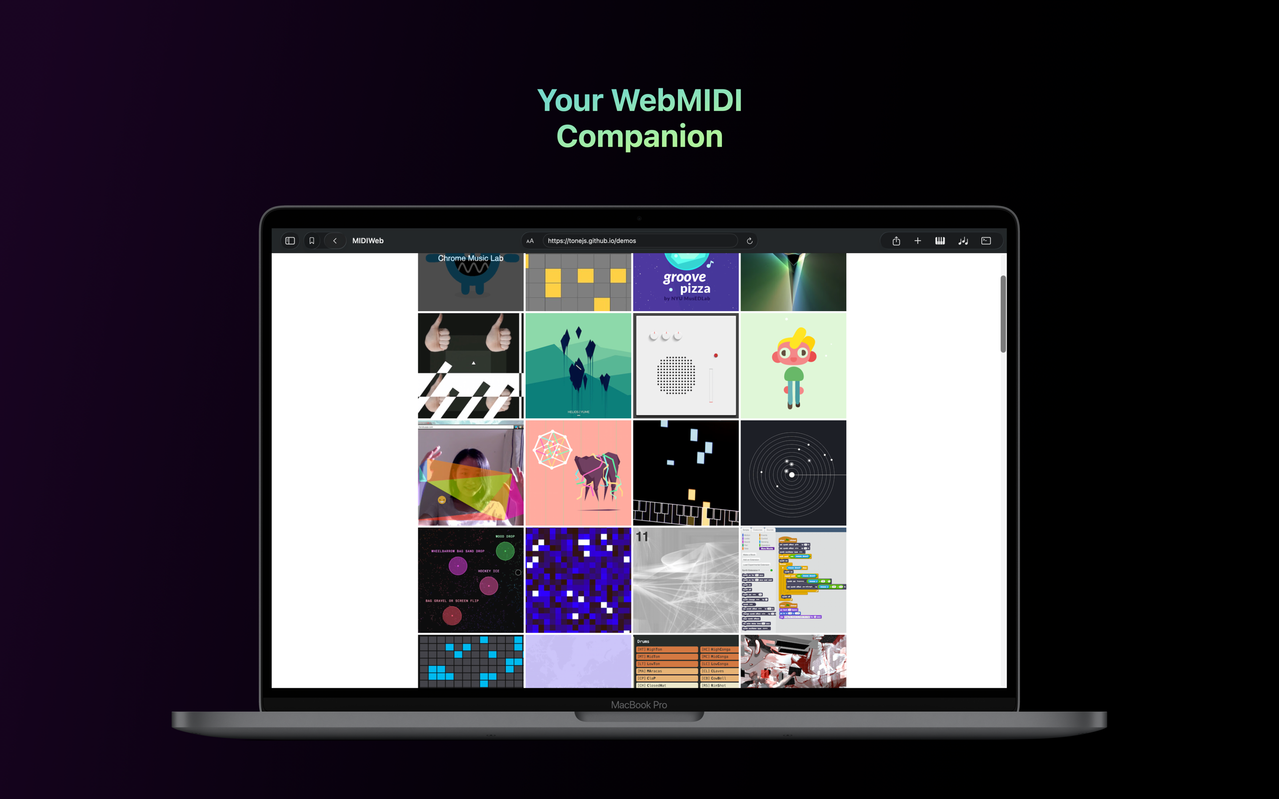 MIDIWeb Browser screenshot 9