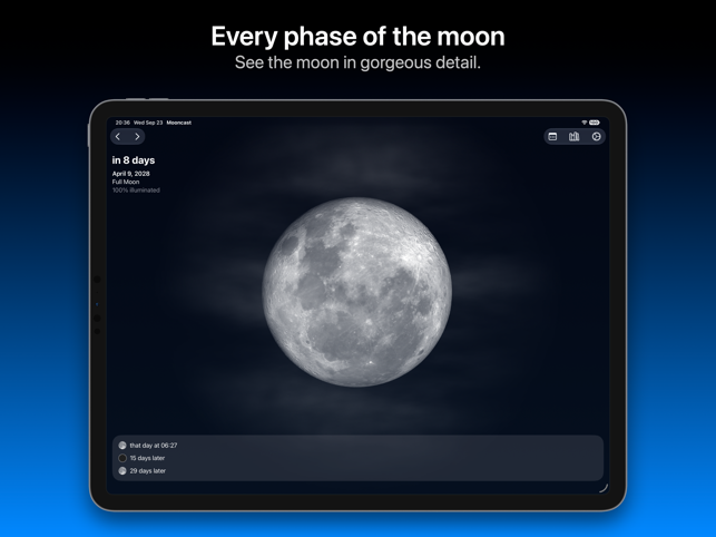 Mooncast Screenshot