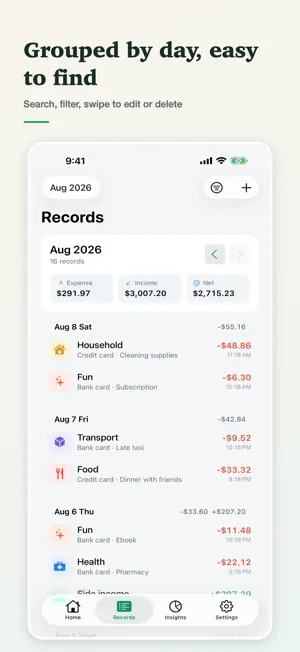 Expense Tracker: Budget Book screenshot 2