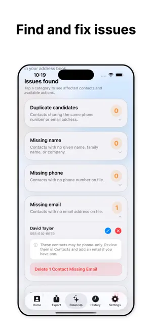 ContactFree: Clean Contacts screenshot 2